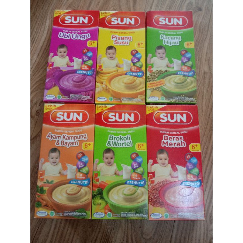 SUN bubur sereal 6 bln+