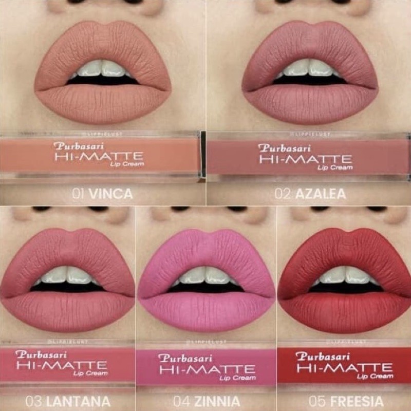 PURBASARI HI-MATTE LIP CREAM / PURBASARI HI MATTE LIP CREAM 01 - 16