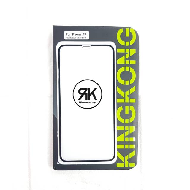 kingkong tempered glass full Iphone XR 6.1 anti gores screen guard kaca