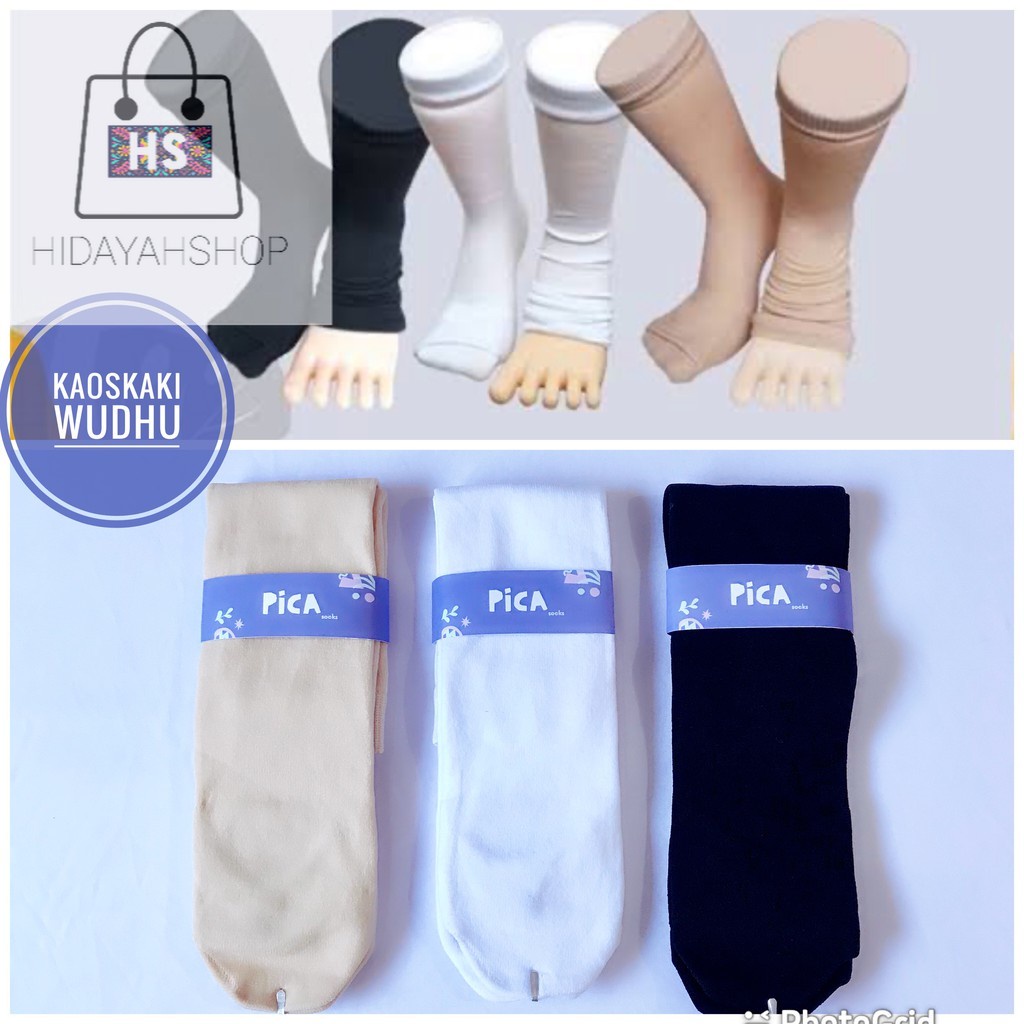 DISKON TERLARIS Kaos Kaki Wudhu bahan Tebal Nylon Spandek PREMIUM HIDAYAH