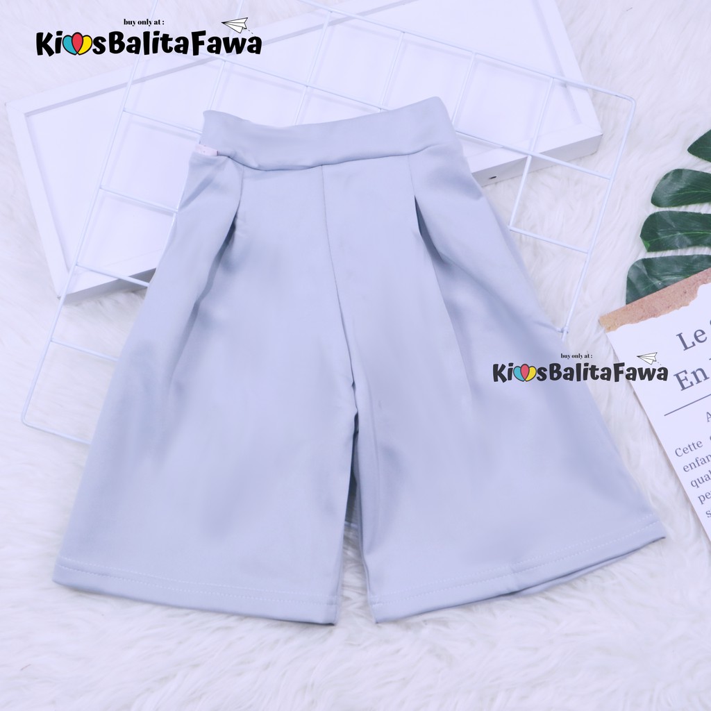 Kulot Scuba Premium Uk 2-4 Tahun / Bawahan Kulot Anak Perempuan Murah Celana Pendek Pants Adem