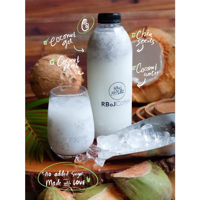 

(BISA COD) Coconut Paradise 1 Liter (Non Dairy, Non Coffee, Plant Based Drink)