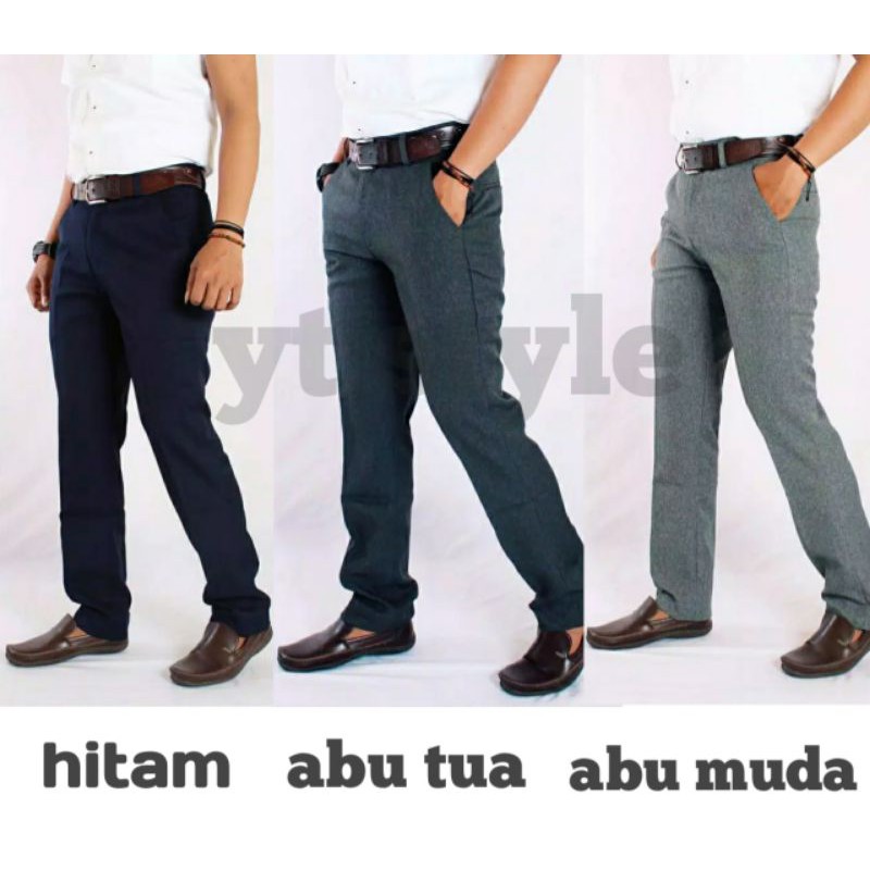 promo burlois / celana kantor pria slimfit / celana bahan slimfit pria burlois / celana kerja pria