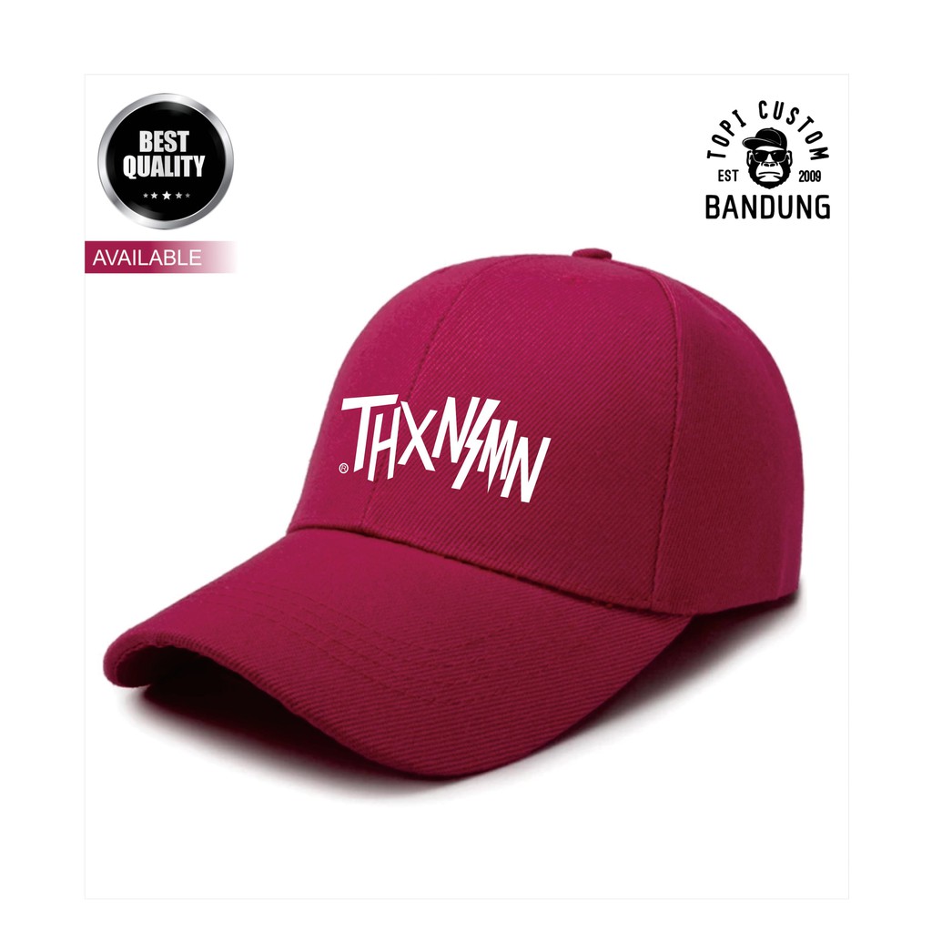 Topi Baseball  THANKINSOMNIA Pria Wanita Topi Jaring Jala THANKINSOMNIA Baseball Cap Bisa Tulis Nama Bisa COD Gratis Masker Original High Premium Quality