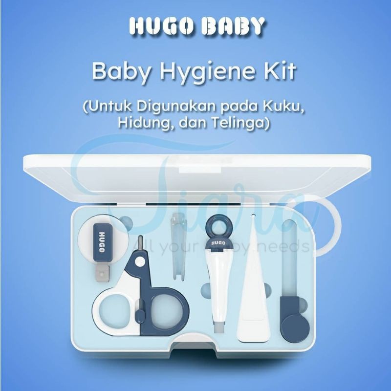 Hugo Baby Hygiene Kit for Nail, Nose, and Ear Use