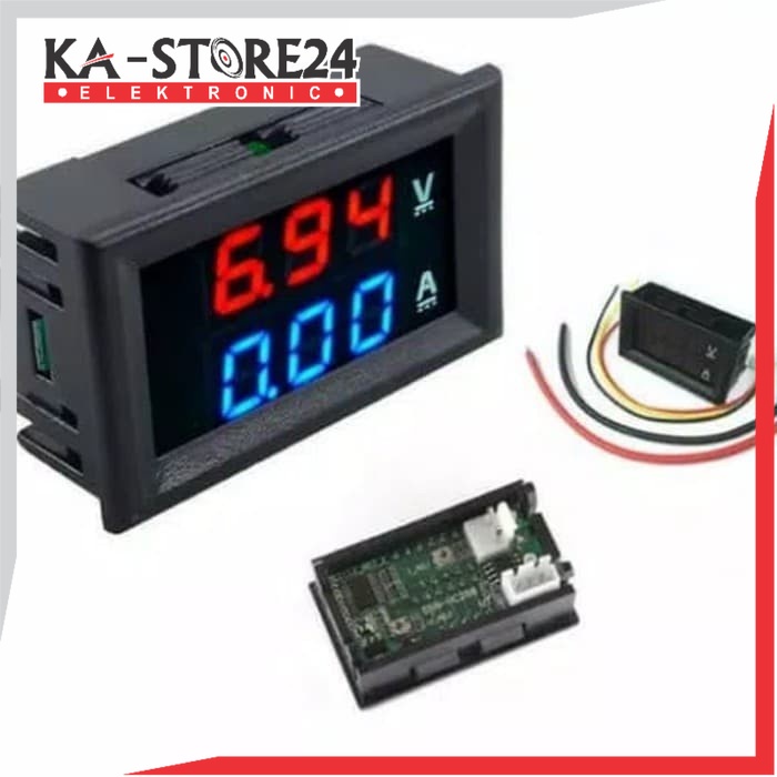 Dual Volt Amp Meter Digital Ampere Meter Voltmeter DC 10 100 Ammeter