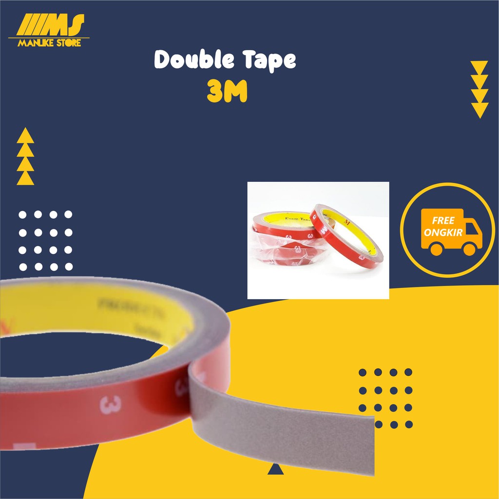

Perekat Isolasi 3M 0.5cm x 3meter Double Tape Foam 3M Rep