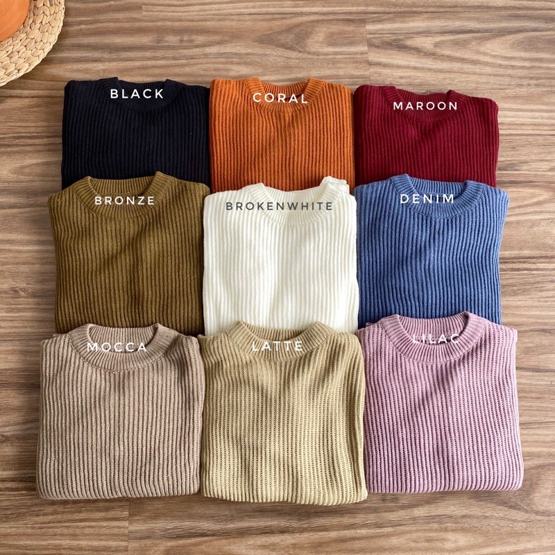 Jilly basic sweater