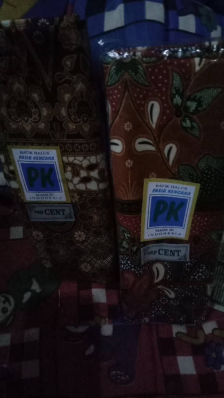 Sarung Murah Bagus  Batik Wanita Cap Cent Sudah Jahit Siap Pakai