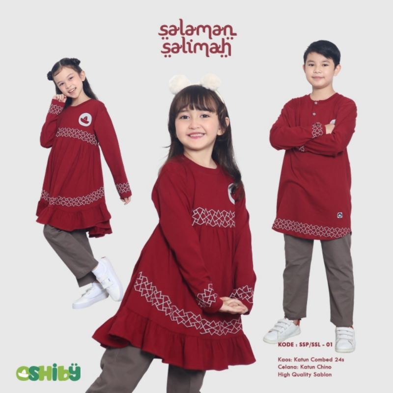 ~ OSHIBY | Setelan Anak Perempuan "Salaman-Salimah Series"