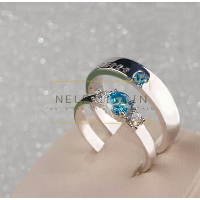 Cincin Kawin Cincin Nikah Cincin Couple Cincin Ukir Nama EMAS PUTIH PALLADIUM P20