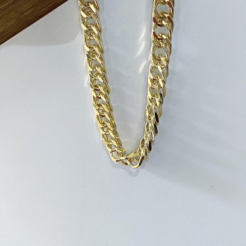 Kalung Medium Gold Link Chain - Medium Gold Link Chain Necklace