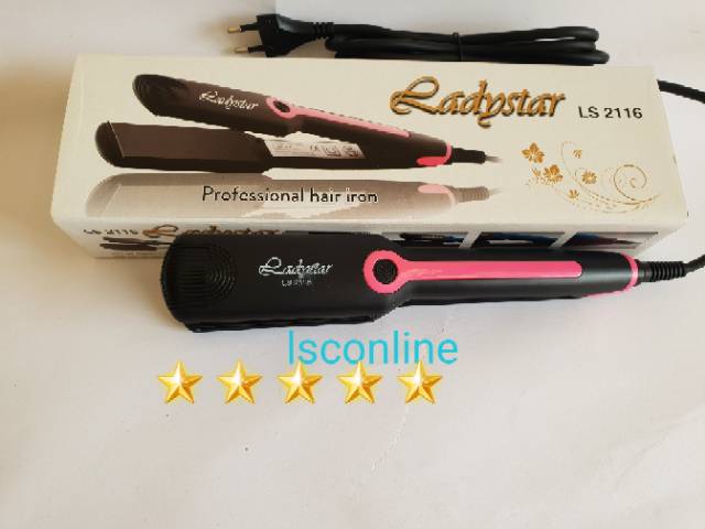 Catokan rambut Ladystar Ls-2116 catok lurus murah suhu temperatur