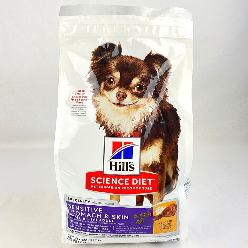 

SCIENCEDIET Makanan Anjing SENSITIVE Stomach and Skin SMALL Breed 1.8kg