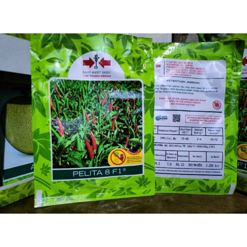 Sale.. Cabe Pelita 8 F1 Cabe Hijau Hibrida Kemasan 2.250 Butir Original Kemasan Pabrik