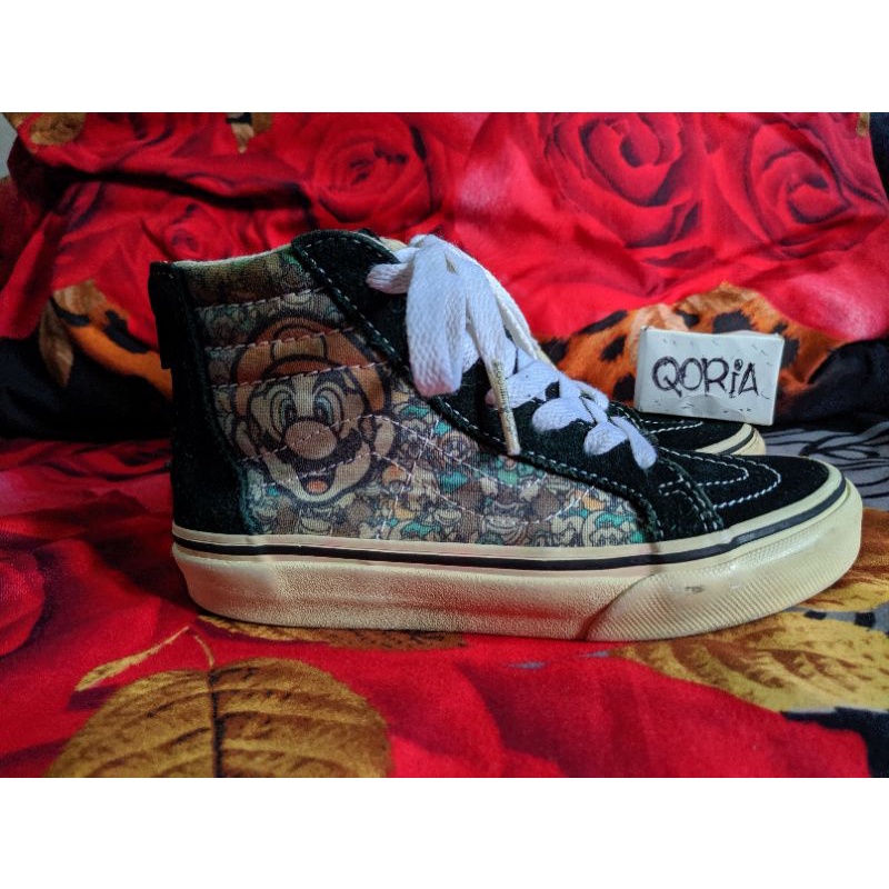 Vans Original Anak Kids Toddler x Nintendo (SuperMario) preloved second bekas