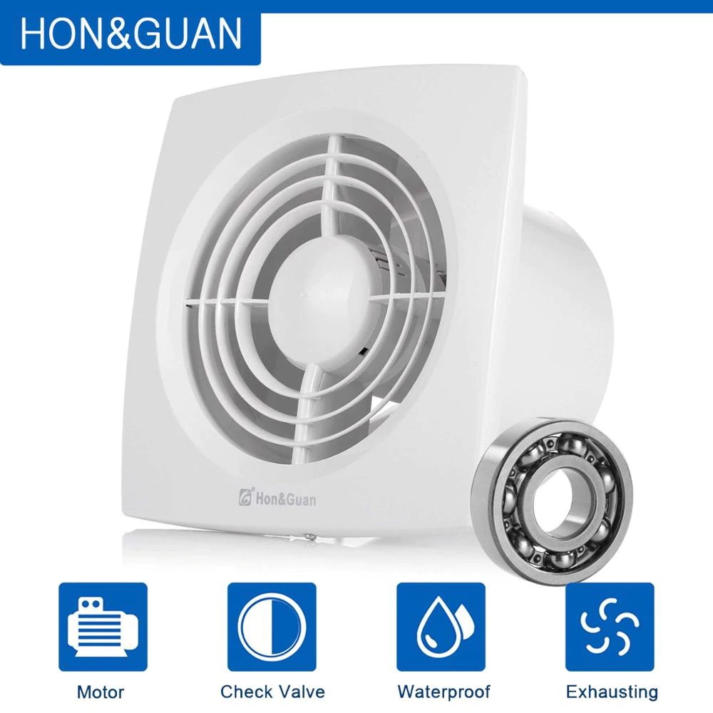 Terlaris 22w 6home Ventilation Exhaust Fan For Ceiling Wall Mount Fans For Kitchen Bathroom Shopee Indonesia