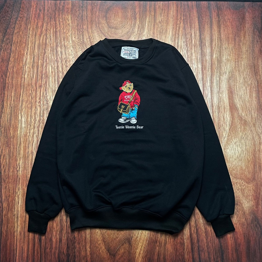 Sweater Crewneck Teenie weenie Bear Premium Quality size L XL