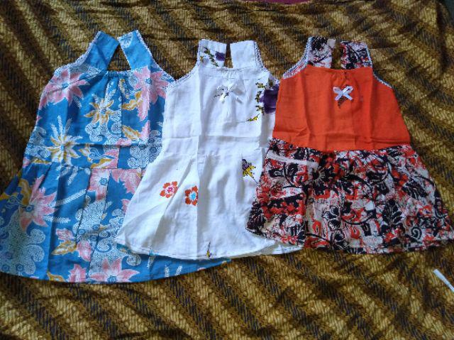 (1kg=20pcs) Daster Anak Katun, Daster Anak Murah, Batik Anak Cantik Lucu,baju Anak Batik