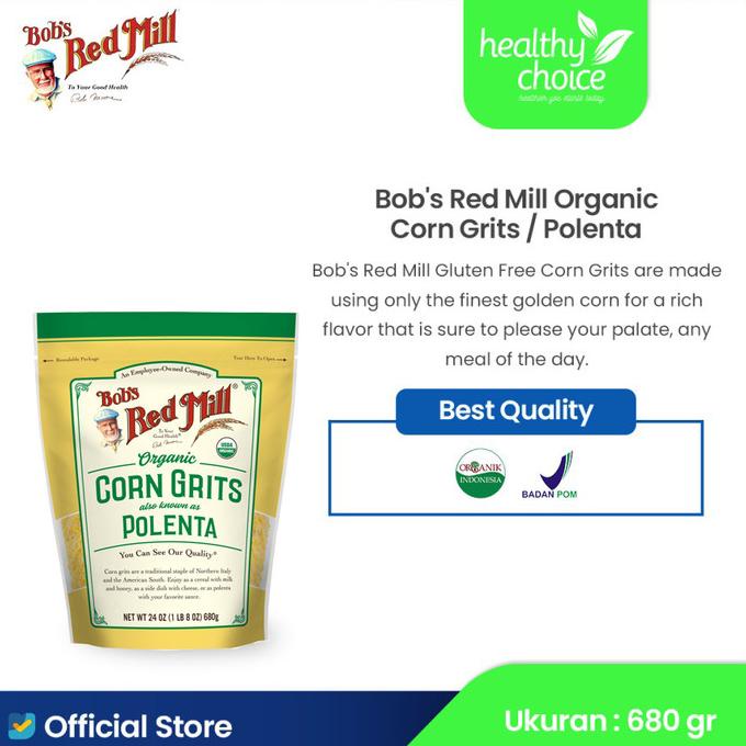 

[[COD]] Bob's Red Mill Organic Corn Grits / Polenta 680 gr TERPERCAYA Kode 1268