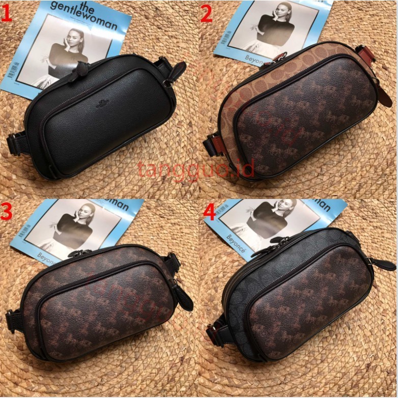 COACH C1063, 1062, 1043Hitch old flower carriage printed belt bag for men and women the same style