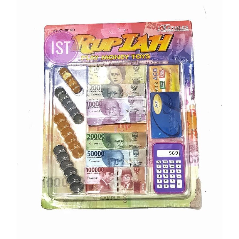 mwn.toys Rupiah Play Money Toys No. KY881001