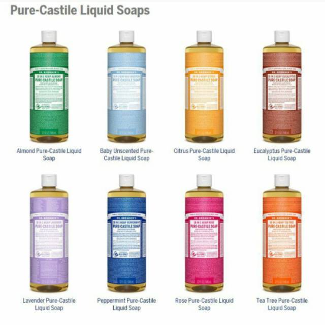 Dr Bronners Pure Castile Liquid Soap 473 ml