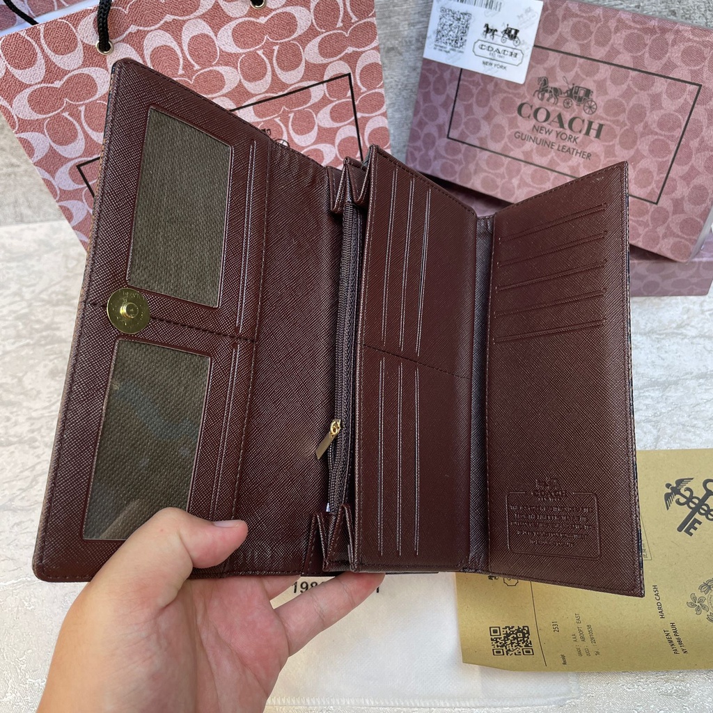 Dompet Coach Horse / Coach Wallet Long Dompet Panjang Dompet Kulit