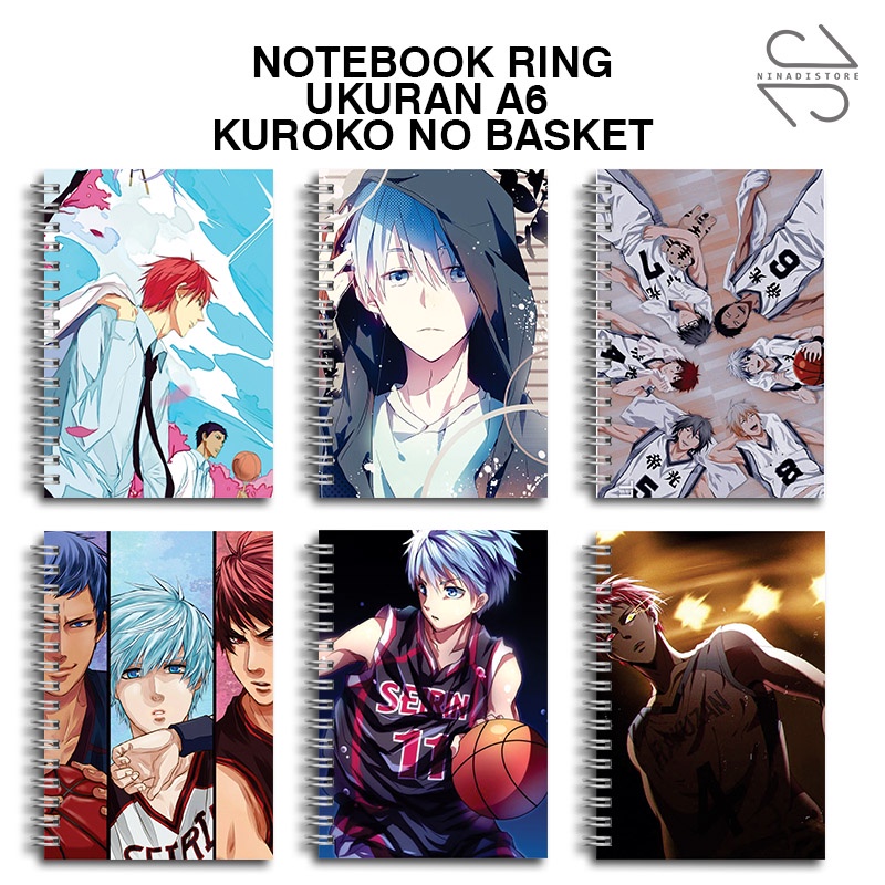 

Buku Tulis Catatan buku notebook buku diary Notebook Ring Spiral A6 60 Lembar koleksi gambar Anime Kuroko no basket part 1