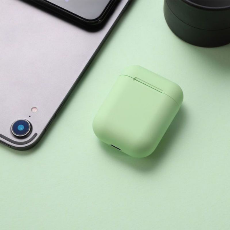 Wireless Earphone Hedset Bluetooth Earbuds Matte Macaron i12 Headset Bluetooth InPods 12 Macaron TWS InPods i12 Headset Wireless Sport InPods12 Earphone Wireless pasar murah