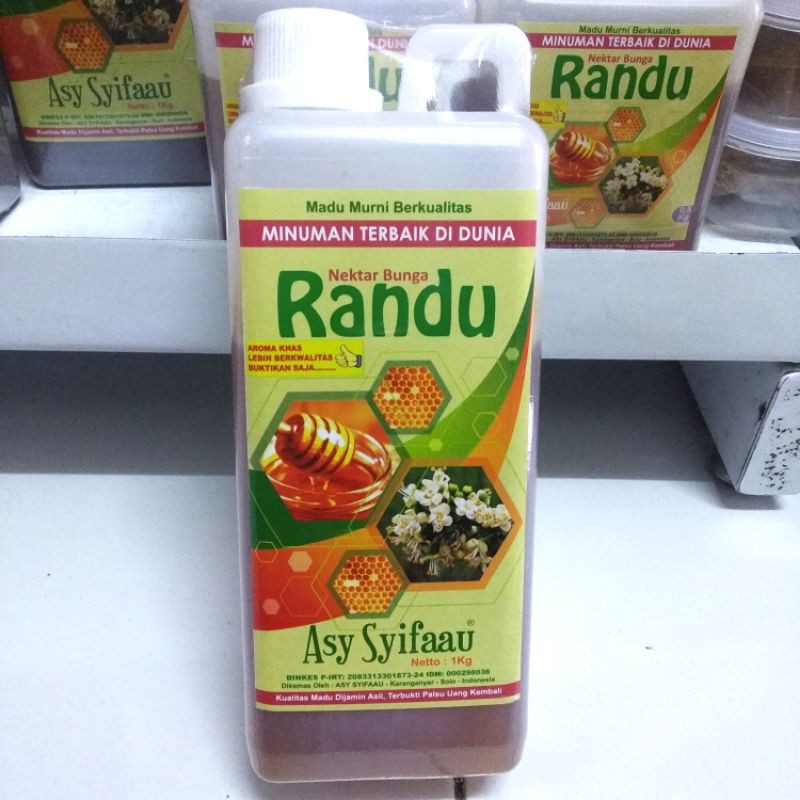 

Madu Hutan Berkualitas Nektar Bunga Randu Asy Syifaau 1kg