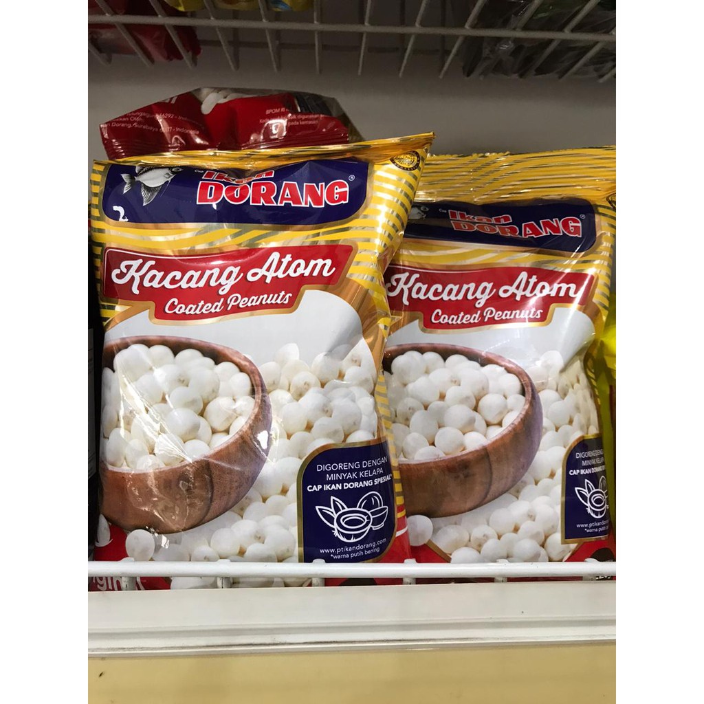 

Kacang Atom Ikan Dorang 225 gram