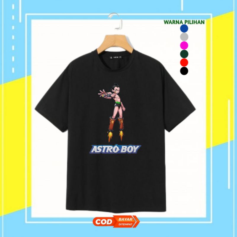 Kaos anak murah keren gambar Astroboy/kaos anak Astroboy/Gambar bisa request bisa pake nama