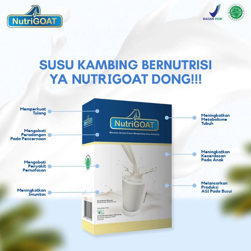 

Susu Kambing Etawa Bubuk Nutrigoat Rasa Original 200 gram