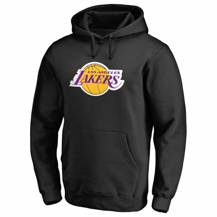 Hoodie/Sweater.NBA Logo.LA LAKERS.Primary Logo Pullover. - Hitam- M
