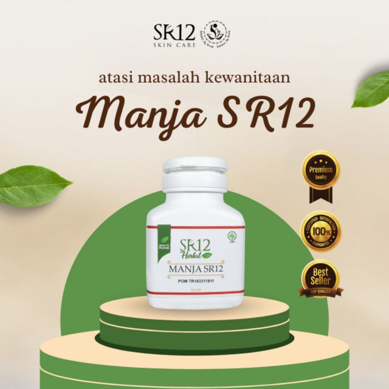 Manjakani SR12 Obat Keputihan Herbal - Pelancar Telat Haid - Perapat Miss V - Kembali Perawan