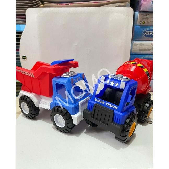 MAINAN SUPER TRUCK X DUMP - Heavy truck dump + Sand Toys (OPP)