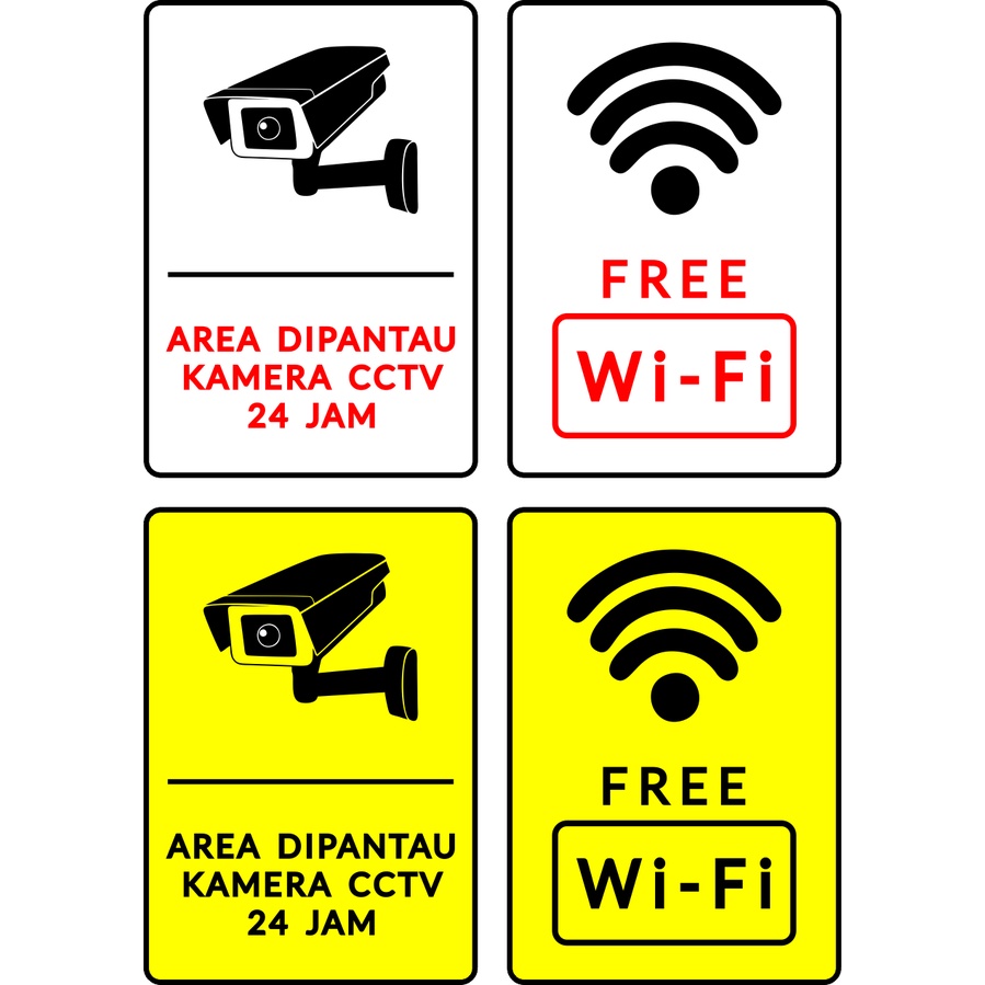 

SIGN CCTV - WIFI