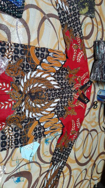 Nailo Batik Hrb026 Kenongo Kemeja Tosca Pendek Pekalongan Padi M L Xl Sogan Tulis Halus Kemeja Batik