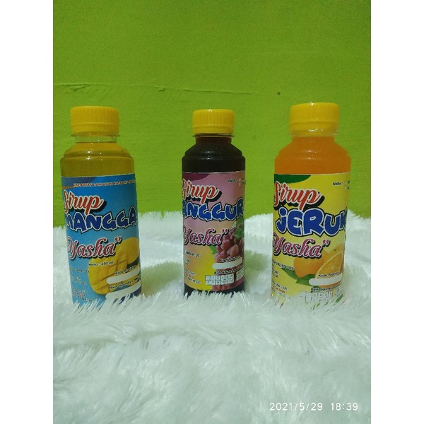 

sirup buah 250ml, sirup mangga, sirup jeruk, sirup anggur