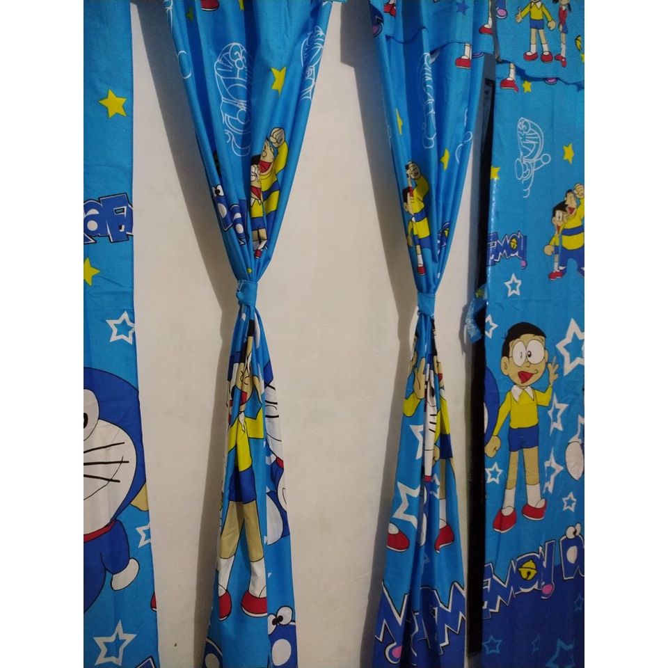 Tirai Gorden Hordeng Karakter Doraemon Termurah