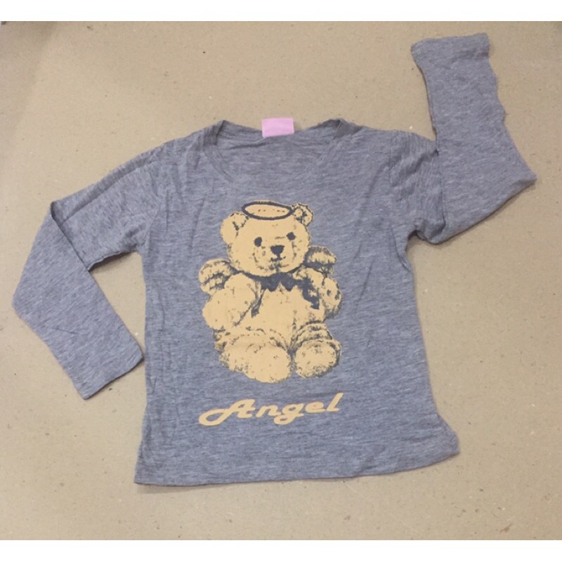 Kaos anak angel bear twotone