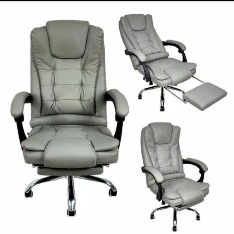 KURSI DIREKTUR LEEDS GREY/KURSI KANTOR/KURSI ERGONOMIS & RECLINER