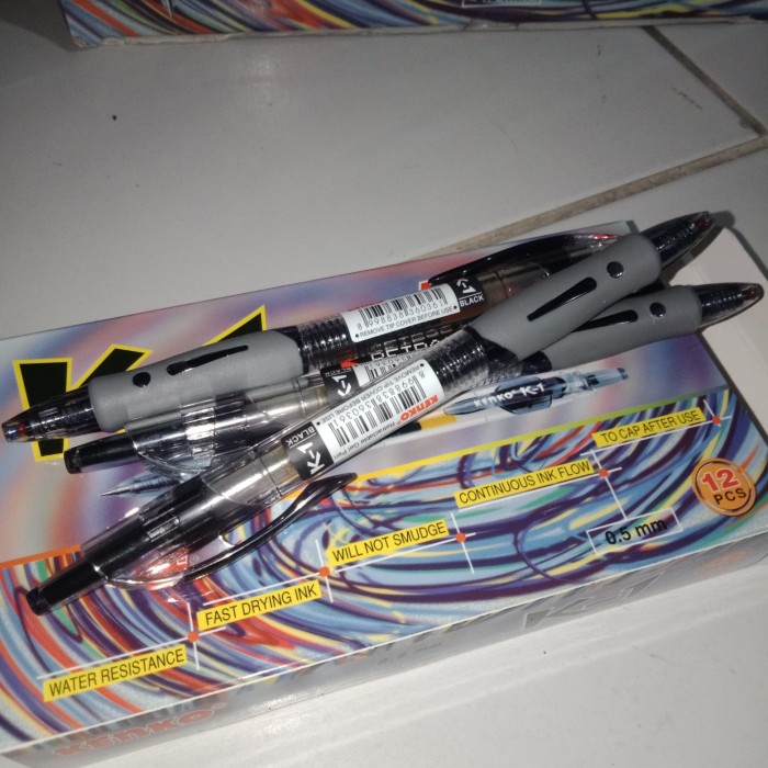 

Terbatas Pulpen Kenko K1 Hitam..1 Lusin Terbatas