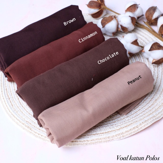 {BARU KAINNYA SAJA} VOAL KATUN BASIC / VOAL POLOS