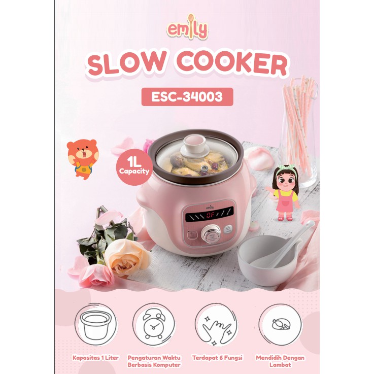 Emily Slow Cooker / Bear Slow Cooker / Mpasi Bayi