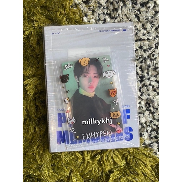 enhypen pom pieces of memories sunghoon fullset unsealed blush