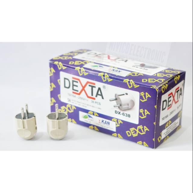 Steker bulat DEXTA DX 638