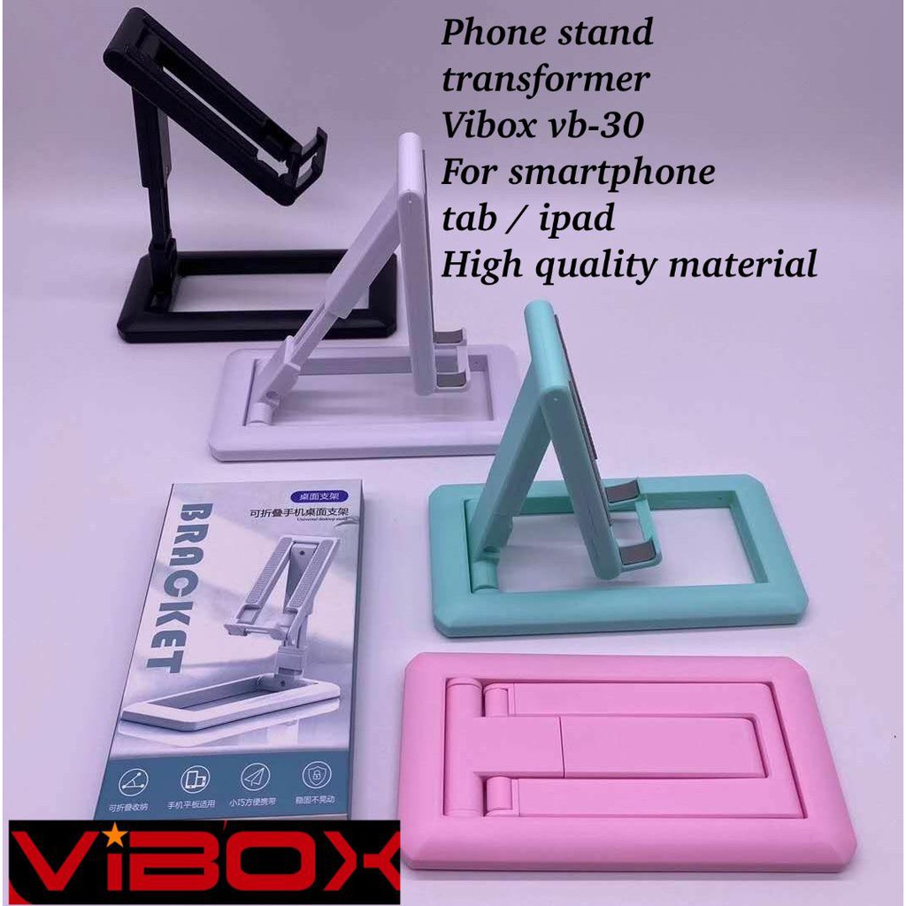 HD23s Liftable Foldable Phone Holder Stand HP Meja Folding desktop HD-23S / VB30 VIBOX transformer