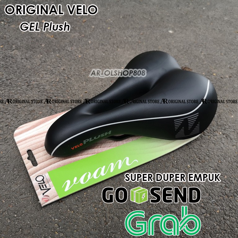 ORIGINAL SADEL VELO PLUSH GEL - SADEL BELAH - SADEL LUBANG - SADDLE MTB VELO PLUSH GEL 4110 ORIGINA
